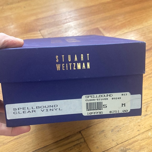 Stuart Weitzman Black Leather Heels - Picture 2 of 12